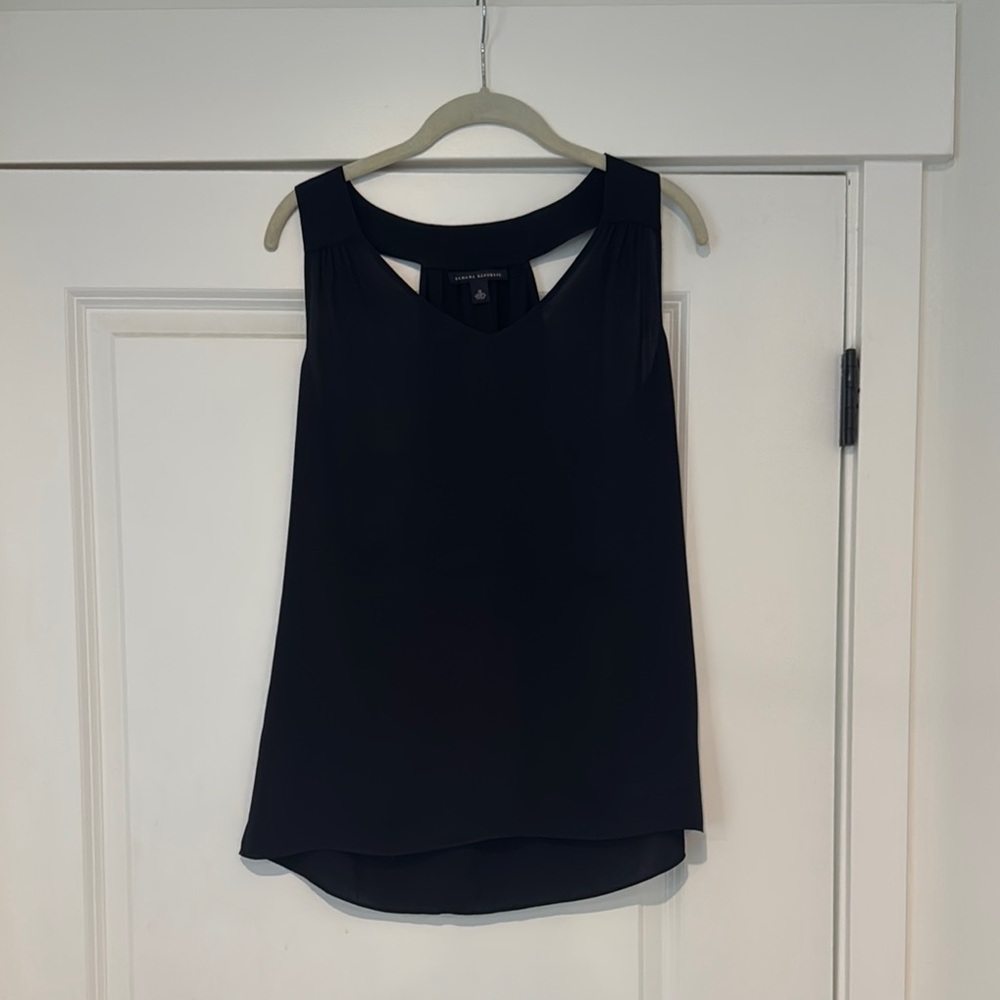 Banana Republic Women's Navy Tank Top